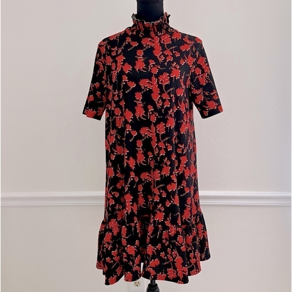 Zara Floral Ruffle Dress - Picture 4 of 7